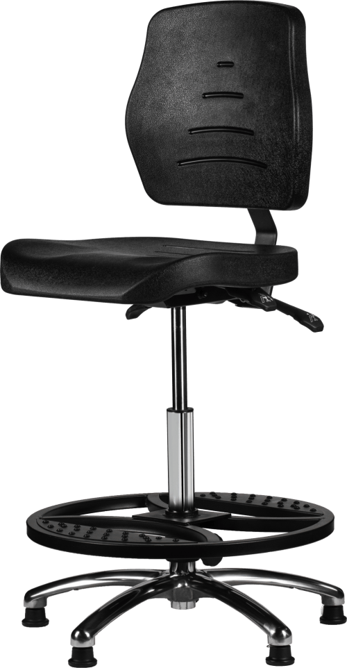 MAX 267 Rodachair bedrijfsstoel PUR bureaustoel werkstoel