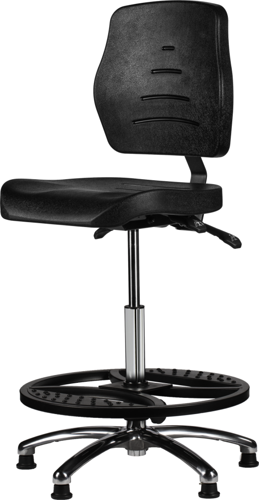 MAX 267 Rodachair bedrijfsstoel PUR bureaustoel werkstoel