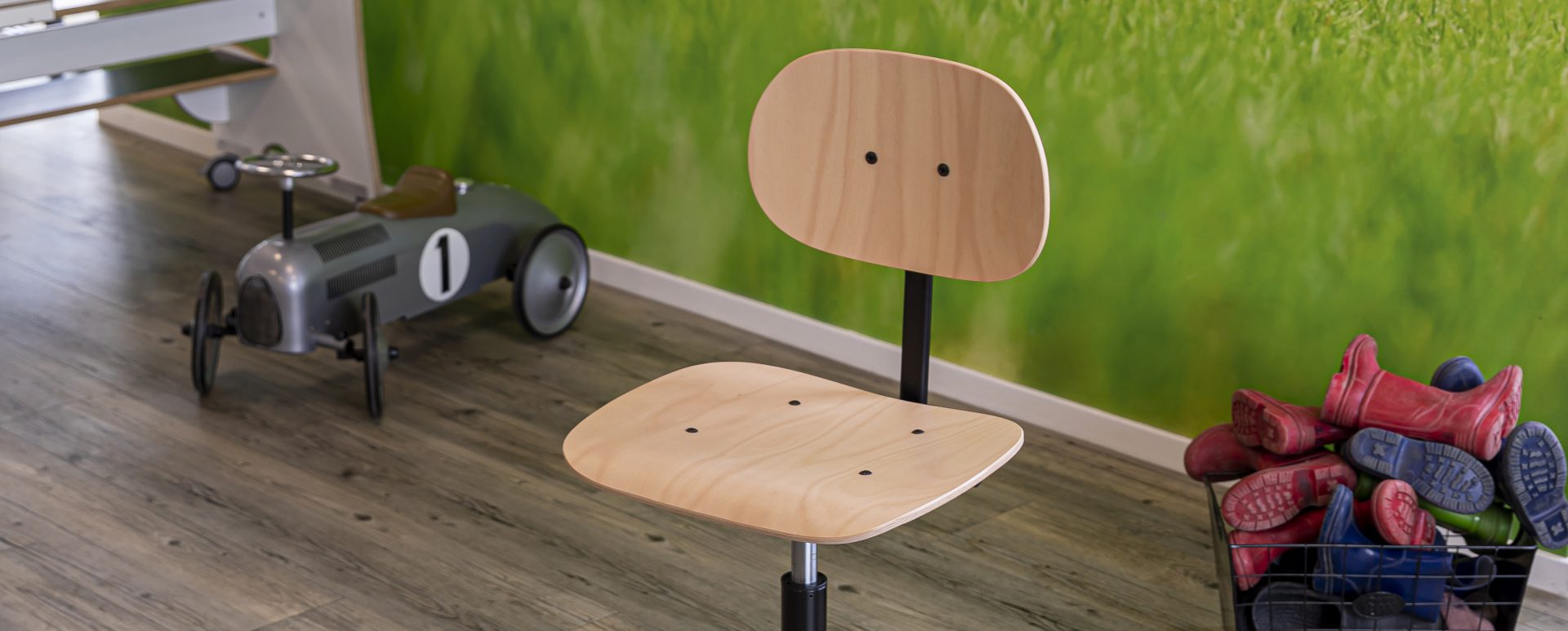 Rodachair H 160 houten werkstoel