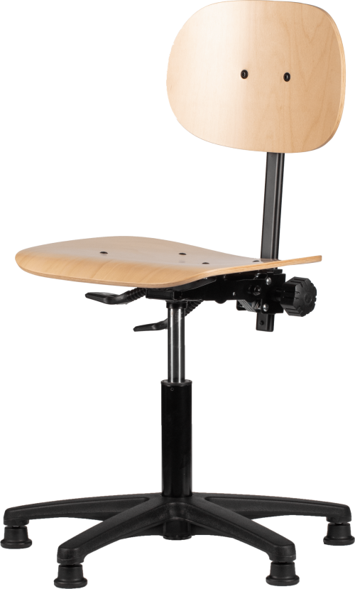 Rodachair H 160 houten werkstoel