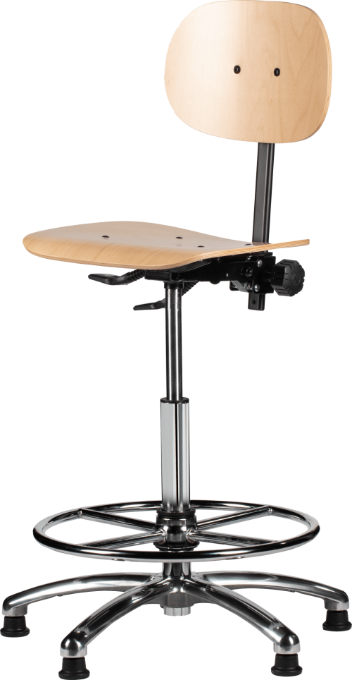 Rodachair beuken houten loketstoel