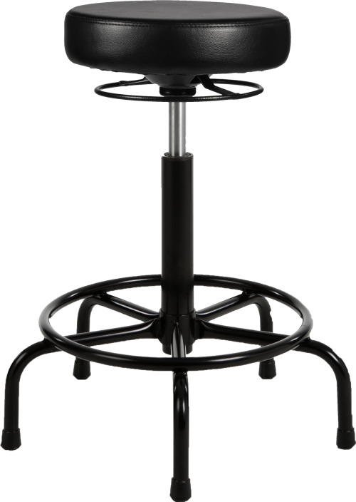 Rodachair verstelbare taboeret RS 200 kunstleder gestoffeerd