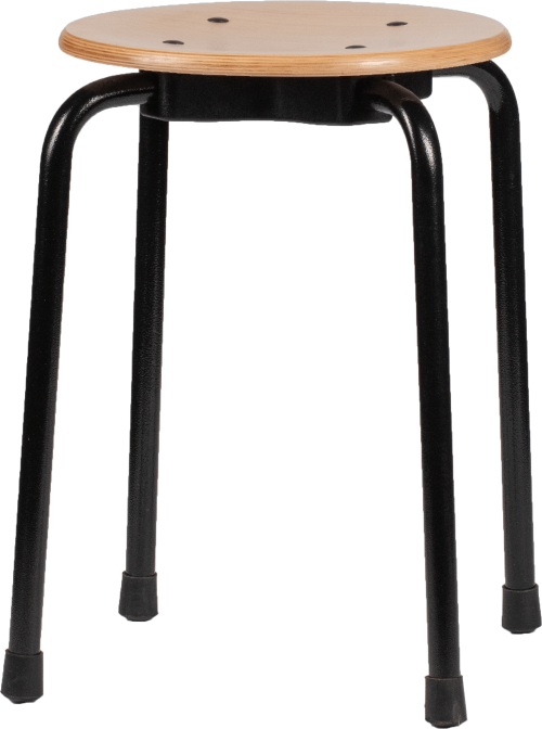 Rodachair TAH 45 stapelbare taboeret kruk hout