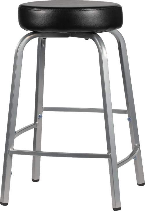 Rodachair TAS stapelbare taboeret kruk verspringende voetensteun kunstleder gestoffeerd